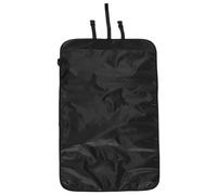 Tapis de Repassage Portable Fixé à Porte, Pliable Noir | Polyester, avec Crochets Intégrés, Montage sans Outil, pour Vêtements et Défroisseur Vapeur