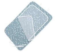 Tapis de Repassage pour Table Pliable Portable 60x90cm | Polyester, Maille et Mousse, Protection Thermique du Plateau, pour Tissus Délicats, Costumes et Usage Mobile