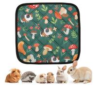 Tapis de repos lavable pour lapin - Literie réutilisable pour petit animal domestique pour le repos quotidien, le sommeil intérieur, extérieur, cour, jardin, voyage, parc de jeu, appartement de race
