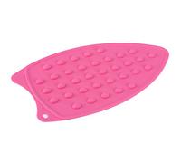 Tapis de repose-fer en silicone, tapis de fer en silicone anti-dérapant résistant à la chaleur, coussin de support en caoutchouc pour repose-repassage anti-dérapant et résistant à la chaleur(rose)