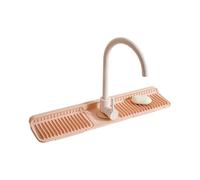 Tapis de robinet d'évier de cuisine en silicone 61 cm à séchage rapide absorbant l'eau avec base antidérapante pour le stockage de savon éponge et évier de cuisine en élastomère