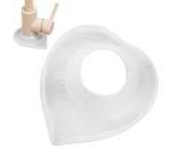 Tapis de robinet pour évier de cuisine - Plateau collecteur d'éclaboussures en forme de cœur, coussinet de protection d'évier en silicone, protection anti-déversement d'eau | Accessoire