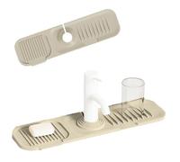 Tapis de robinet pour évier de cuisine, protecteur contre les éclaboussures en silicone pour évier de cuisine, tapis de robinet flexible, protecteur contre les éclaboussures, résistant aux déchirures