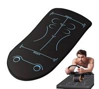 Tapis de roue Ab Roller-antidérapant pliable Ab Wheel Fitness-
