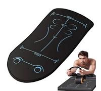Tapis de Roue Ab Roller - Tissu 150X60Cm Coussin | Coussin pour équipement d'exercice avec antidérapante, protection du genou, support Pilates | Équipement d'entraînement physique, s