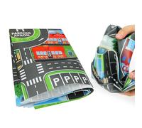 Tapis de route pour Tapis de décoratif pour la circulation routière | Road Mat City Parking Map City Life Idéal pour jouer avec des voitures pour chambre à coucher, salle de x, pépinière
