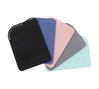 Tapis de Sac en Silicone Résistant à la Chaleur pour Lisseurs de Cheveux, Fers à Friser - Tapis de Station de Coiffure de qualité Alimentaire 5 Pièces pour Salon de Coiffure et