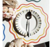 Tapis de salle à manger en cuir conçus pour résister à la chaleur et la protection, pour les cuisines et les restaurants pour maintenir l'intégrité et la décoration de la table (orange)