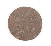 Tapis De Salle À Manger Rond Tissé Nordique Simple Et Créatif De Style Occidental, Dessous De Verre pour La Maison, Tapis D'Assiette en Fil De Coton