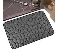 Tapis de salle de bain absorbant l'eau, dos antidérapant, flanelle douce | Séchage rapide pour cuisine, salon, salle d'étude, couloir, chambre à coucher, balcon