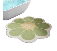 Tapis de salle de bain antidérapant à séchage rapide Motif fleurs