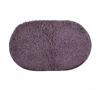 Tapis de salle de bain antidérapant doux au toucher multi-usage pour espaces de vie (violet foncé)