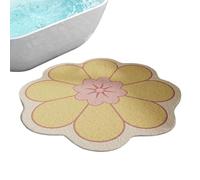 Tapis de salle de bain antidérapant, respirant, motif floral | Tapis de salle de bain pratique pour la salle de bain, la douche, les portes, les couloirs, les entrées