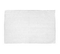 Tapis de Salle de Bain ""Chenille"" 50x80cm Blanc