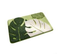 Tapis de salle de bain doux et antidérapant avec motif floral 3D et envers en TPR pour plus de sécurité et de confort, pour salle de bain, cuisine et autres espaces de vie (1)