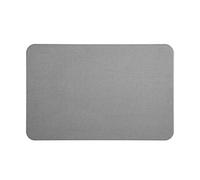 Tapis de salle de bain en Diatomite coloris Gris Argile - Longueur 60 x Profondeur 39 x Hauteur 0,9 cm - -