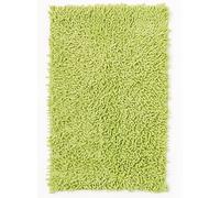 Tapis de salle de bain Fait main SPAGHETTI Vert 50x80 en coton
