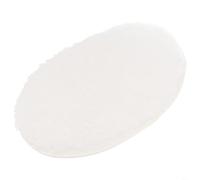 Tapis de Salle de Bain Flanelle Absorbant Rapide | pour mousse mémoire 1.2cm, lent, soulage fatigue, toucher plush ultra-doux, 30x50cm(White)