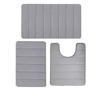 Tapis de salle de bain, lavable en machine, multi-usage, résistant à la décoloration, séchage rapide, antidérapant, absorption d'eau, tapis d'entrée adapté pour les restaurants, les gymnases, les