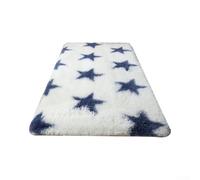 Tapis de Salle de Bain Microfibre Douce Absorbant Tapis de Salle | Motif étoiles patriotes, esprit Independence Day, pour décor festif été, 50x80cm, pour idéal fêtes nationales