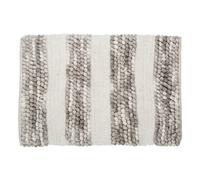 Tapis de Salle de Bain "Rayé" 50x75cm Gris