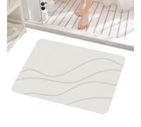 Tapis de salle de bain - Sol en caoutchouc, Tapis de bain matifiant, Attraction esthétique | Tapis de douche absorbant non glissant - Super absorption douce 40,6 x 61 cm - Rembourrage de tapis pour la