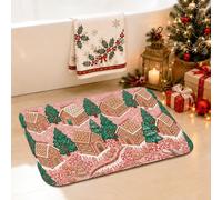 Tapis de salle de bain sur le thème des fêtes de Noël 50,8 x 81,3 cm