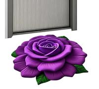 Tapis de Salle de Bain - Tapis à imprimé Floral - Décoration Lavable de la Machine pour Chambre à Coucher Sol Sol Sol bañera Douche et Toilettes
