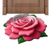 Tapis de Salle de Bain - Tapis à imprimé Floral - DécorationGame salles de Bain Cuisine Showe Assembly décoration i Lavable de la Machine pour Chambre à Coucher Sol Sol Sol bañera Douche et Toilettes