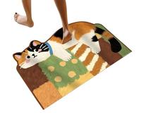 Tapis de salle de bain, tapis de cuisine, absorbant et à séchage rapide | Tapis sur le thème du chat, idéal pour baignoire, sol, chambre, toilettes, entrée, table de chevet et maison