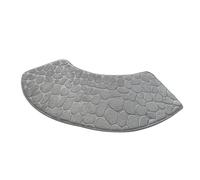 Tapis de salle de bain -tapis de douche incurvé Mat de tapiss de plancher de bain lavable, non glissante absorbante ultra douce avec conception à sec rapide | Décorative maison chambre RV Dort