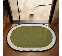 Tapis de salle de bain,tapis doux et absorbant,antidérapant,en terre de diatomées,doux et absorbant,pour baignoire,cuisine,sol,alimentation des animaux domestiques,douche,buanderie(50x80cm)