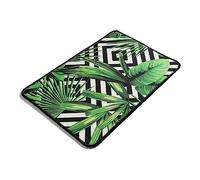 Tapis de salle de bains en feuilles