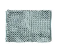 Tapis de salle de bains L.75 x l.50 cm 5Five gamme Colorama coloris bleu