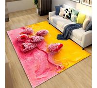 Tapis De Salon 3D Fruit Motif Adolescent Garçon Fille Décoration De La Chambre Tapis Antidérapant De Jeu pour Wnfants en Flanelle Douce 80 X 120 Cm - Nettoyage Facile -688353053495
