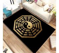 Tapis De Salon, 3D Tableau Tai Chi Yin Yang Bagua Imprimé Antidérapant Lavable Tapis De Cuisine Moderne Intérieur Et Extérieur Tapis De Sol pour Canapé Couloir Chambre -63715013157