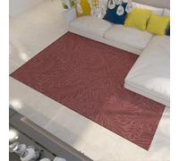 Tapis de Salon 80x150 Tapis Lavable avec Support antidérapant Doux Anti-décroche Rouge Oriental Traditionnel Floral pour Chambre Salle Manger Maison Bureau Salle Jeux