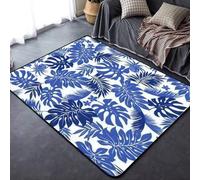 Tapis De Salon Doux Imprimé en 3D Planter des Feuilles D'Arbres 40 X 60 Cm - Tapis Antidérapant À Poils Courts - Paillasson De Décoration pour La Maison - Lavable - Antitache, Ne Perd P -404998931053