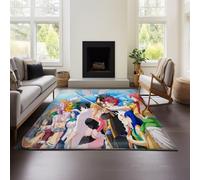 Tapis De Salon - Grand Tapis De Salon Ultra Doux Et Lavable Fairy Tail, Motif Décoratif Moderne, Résistant Et Antidérapant (Fairy Tail 03,150x200 cm)