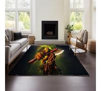 Tapis De Salon - Grand Tapis De Salon Ultra Doux Et Lavable Paladins, Motif Décoratif Moderne, Résistant Et Antidérapant (Paladins 04,100x150 cm)