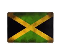 Tapis de salon imprimé vieux drapeau jamaïcain 182,9 x 121,9 cm pour table basse, chevet, bureau, balcon