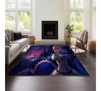 Tapis De Salon Lavable en Machine, Grand Tapis De Chevet Vintage Doux Et Antidérapant, Décoration De Chambre À Coucher FateStay Night (FN 03,160x240 cm)