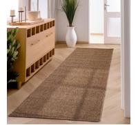 Tapis de salon moderne - Simpex - Amandine - Marron - 80 x 150 cm - 100% Polypropylène