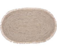 Tapis de salon, ovale, feuilles de maïs, 80 x 50 cm