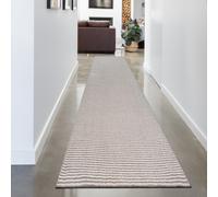 Tapis de salon plat au beau design moderne en beige