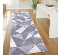 Tapis De Salon Poils Ras Vintage Motif Abstrait Moderne Motif Geometrique
