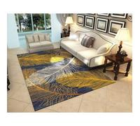 Tapis de Salon Polyester Motif Velours 160x230cm Nordique Géométrique-Modern