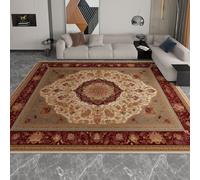 Tapis de Salon Rétro 80 x 150 cm - Tapis de Décoration à Imprimé Superbe Motif Floral, Tanné à Poils Courts Antidérapant Rectangulaire paillasson pour Salon Salle à Manger