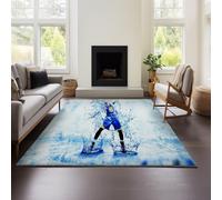Tapis De Salon - Stephen Curry, Grand Tapis De Salon Ultra Doux Et Lavable, Motif Décoratif Moderne, Résistant Et Antidérapant (Curry 02,80x120 cm)