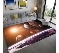 Tapis De Salon Super Doux 3D Voie Lactée Planète Fantaisie Ciel Étoilé Paysage Imprimé Pour Chambre À Coucher, Maison, Décoration De Chambre, Canapé - Nettoyage Facile ,Avec Support En Ca -23051993806